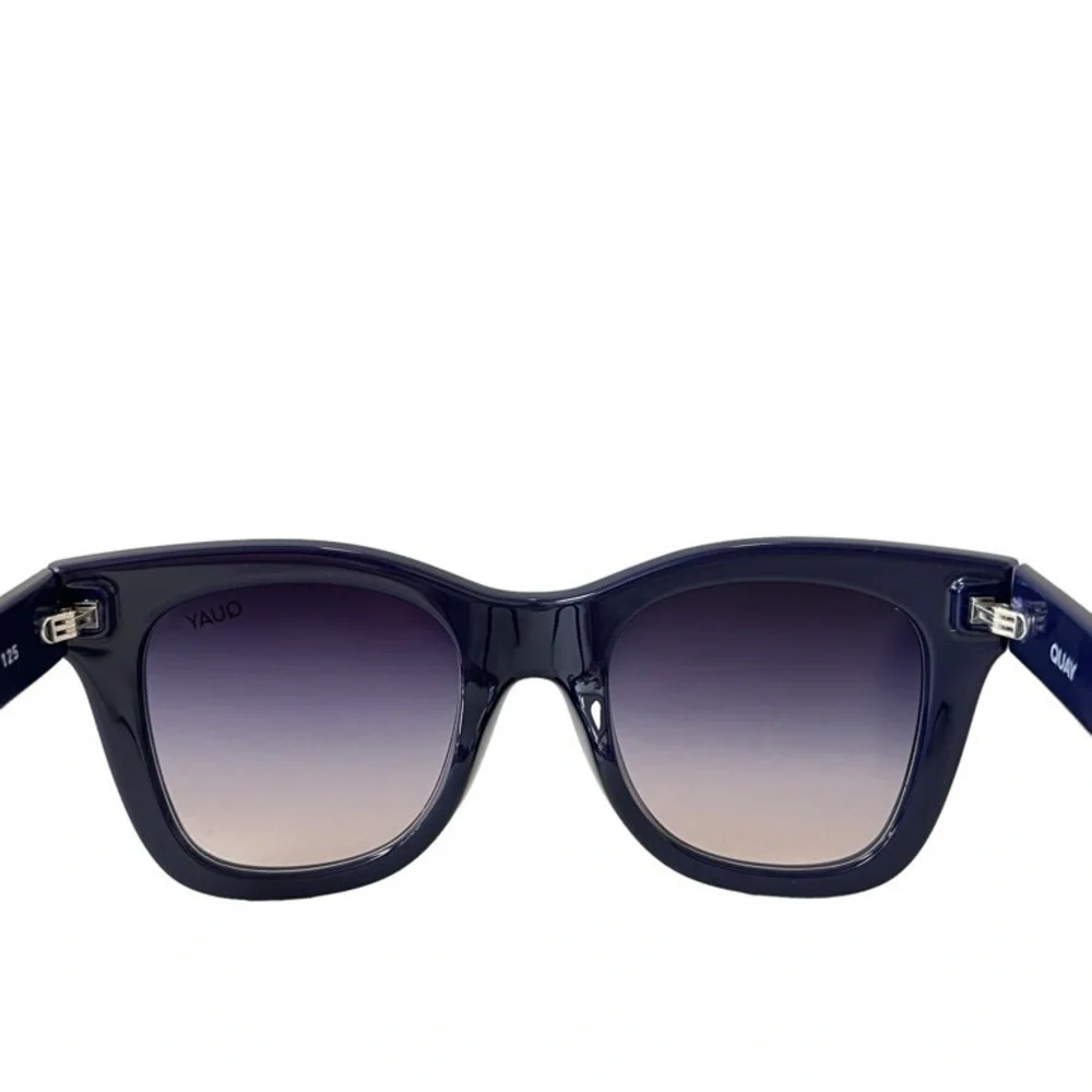Quay Australia After Hours Sunnies Navy Blue Polarized • New - Picture 4 of 7